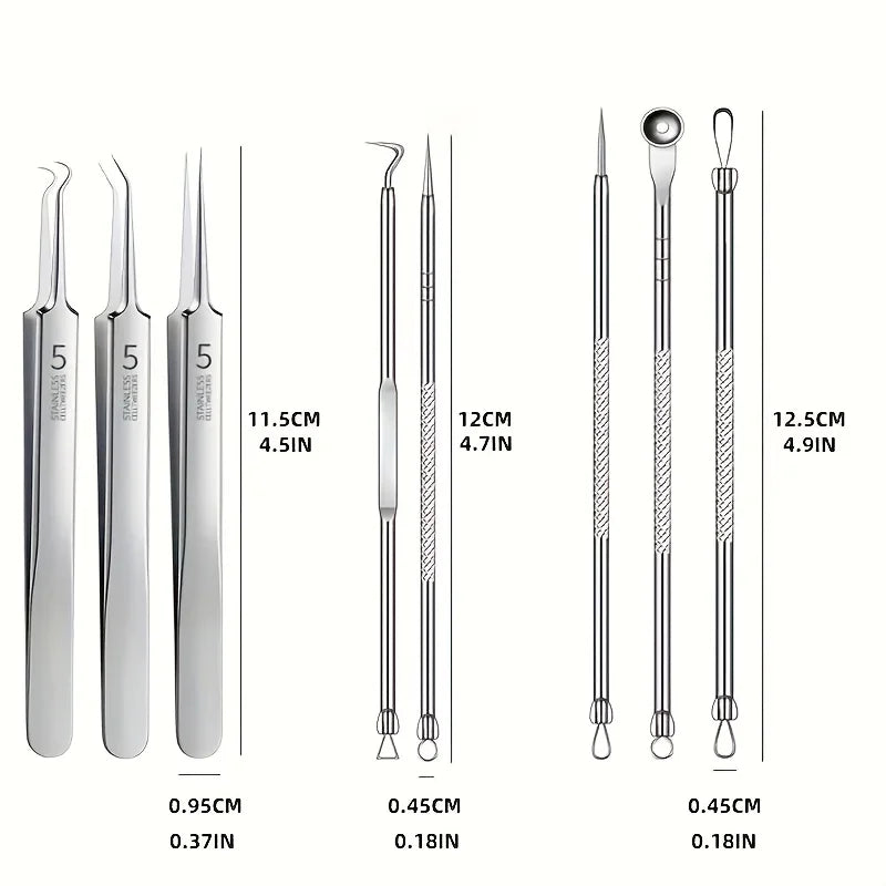 Kit Profesional de Extracción de Imperfecciones (8 Piezas)