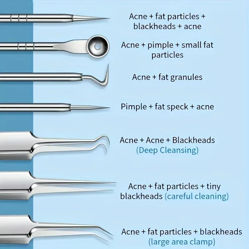 Kit Profesional de Extracción de Imperfecciones (8 Piezas)